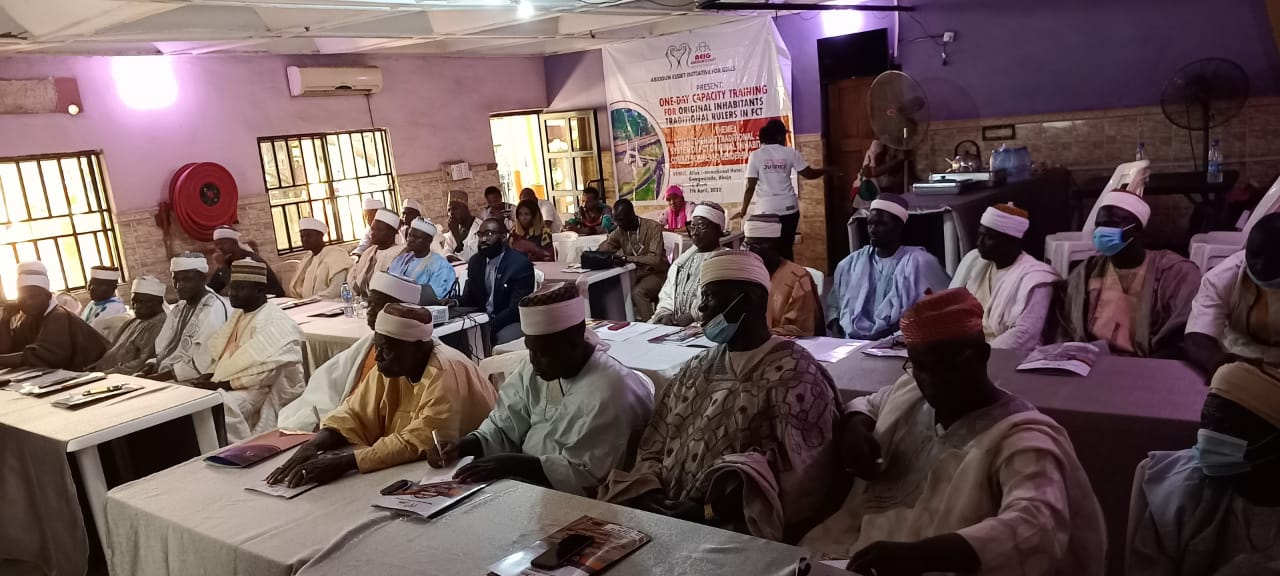 2ND CAPACITY TRAINING FOR FCT TRADITIONAL RULERS