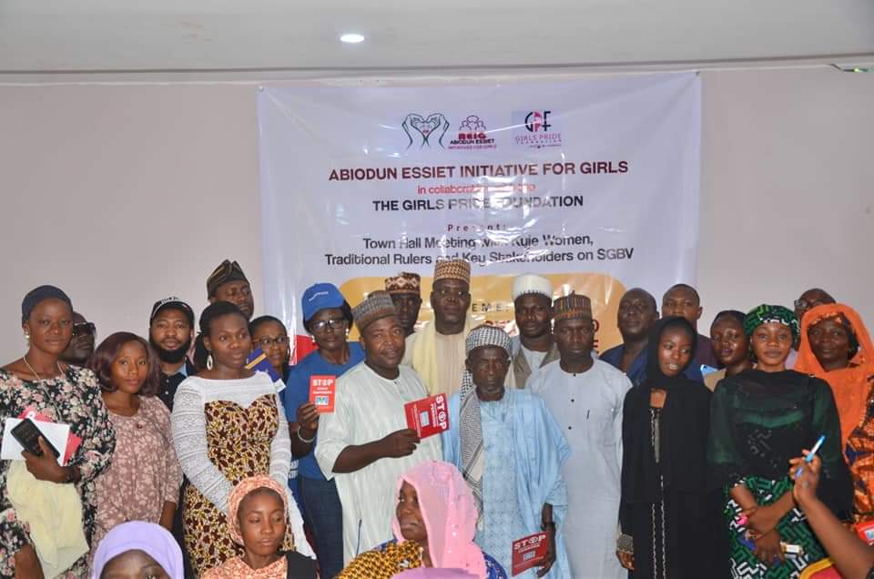 AEIG PARTNERS WITH GIRLS PRIDE FOUNDATION ON WOMEN INVOLVEMENT IN TACKLING SGBV IN KUJE AREA COUNCIL