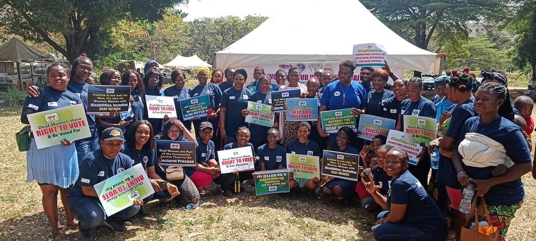 A DAY SENSITIZATION FOR DEAF WOMEN IN AMAC ON 2023 GENERAL ELECTIONS 