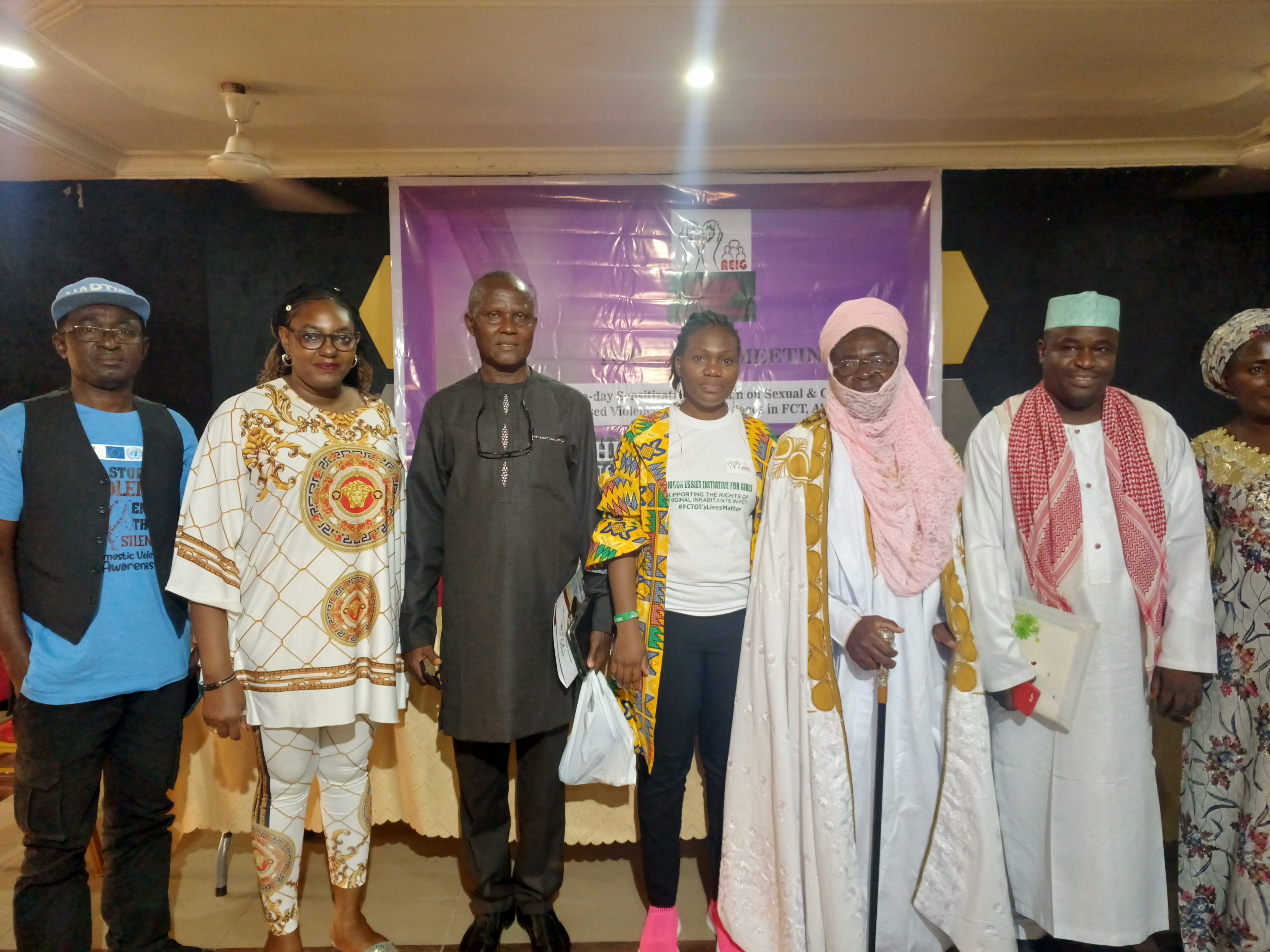 AEIG HOLDS A TOWN HALL MEETING ON THE ROLES OF RELIGIOUS RELIGIOUS LEADERS IN COMBATING SGBV