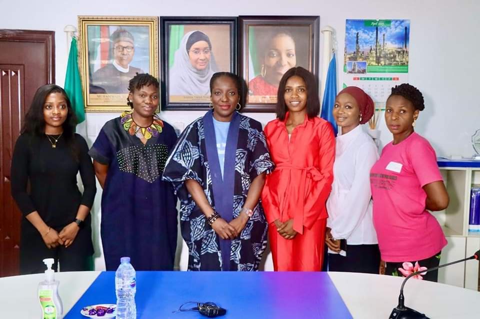 AEIG PAYS THE DG NAPTIP AN ADVOCACY VISIT 